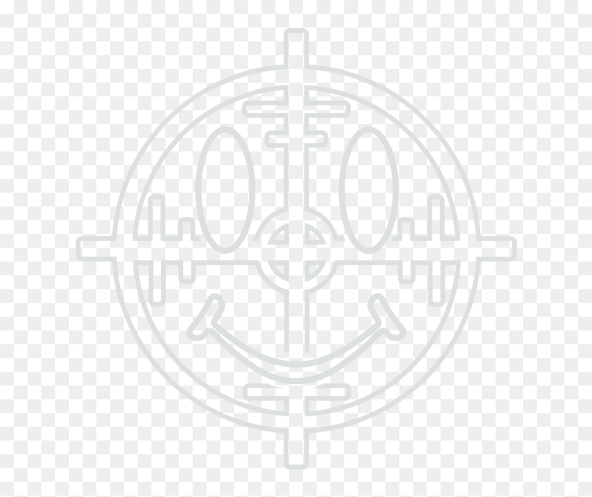 Circle, HD Png Download - white crosshair png