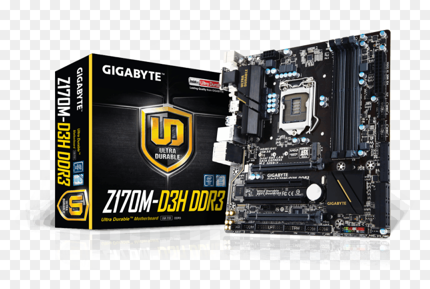 Gigabyte H97m D3h Rev 1.1, HD Png Download - madre png