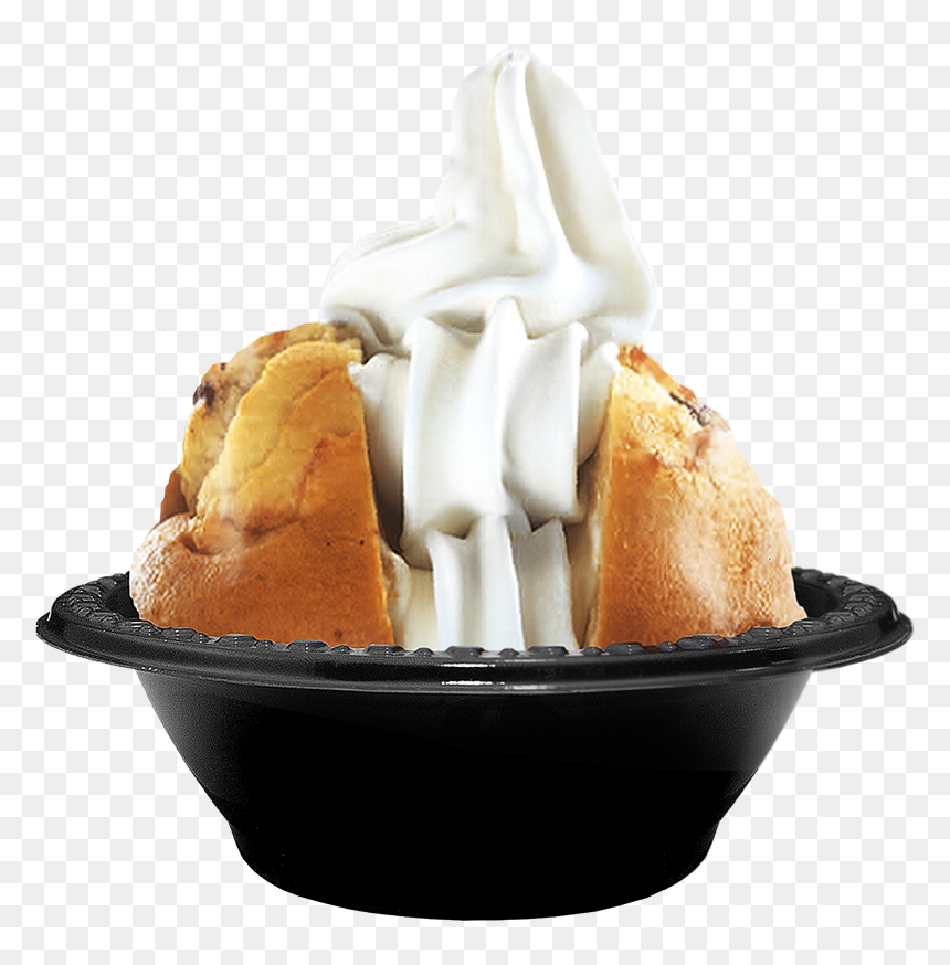 Blueberry Muffin & Ice Cream - Bun, HD Png Download - blueberry muffin png