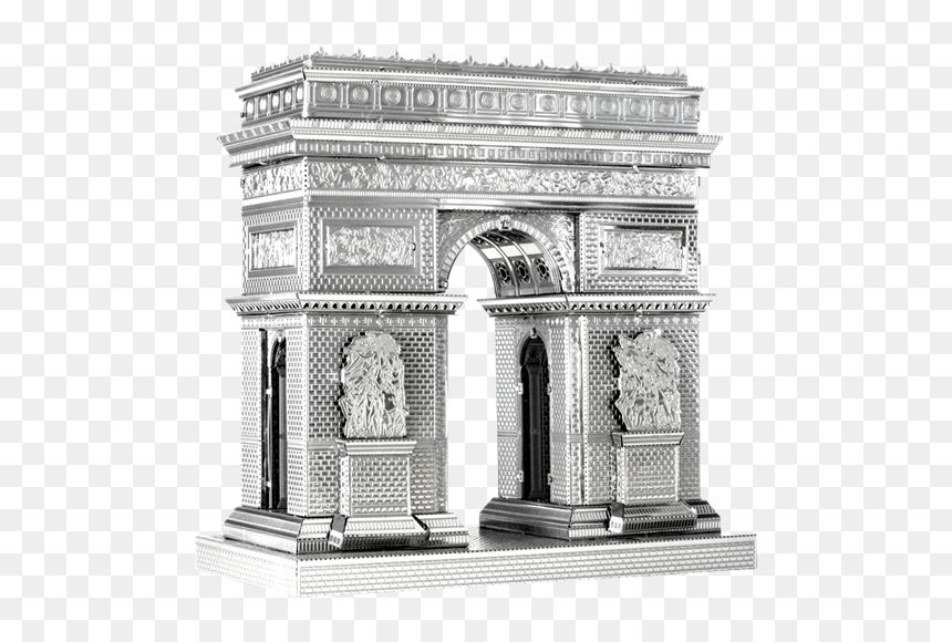 Arc De Triomphe Png - Metal Sheet Eiffel Tower, Transparent Png - estrella de david png
