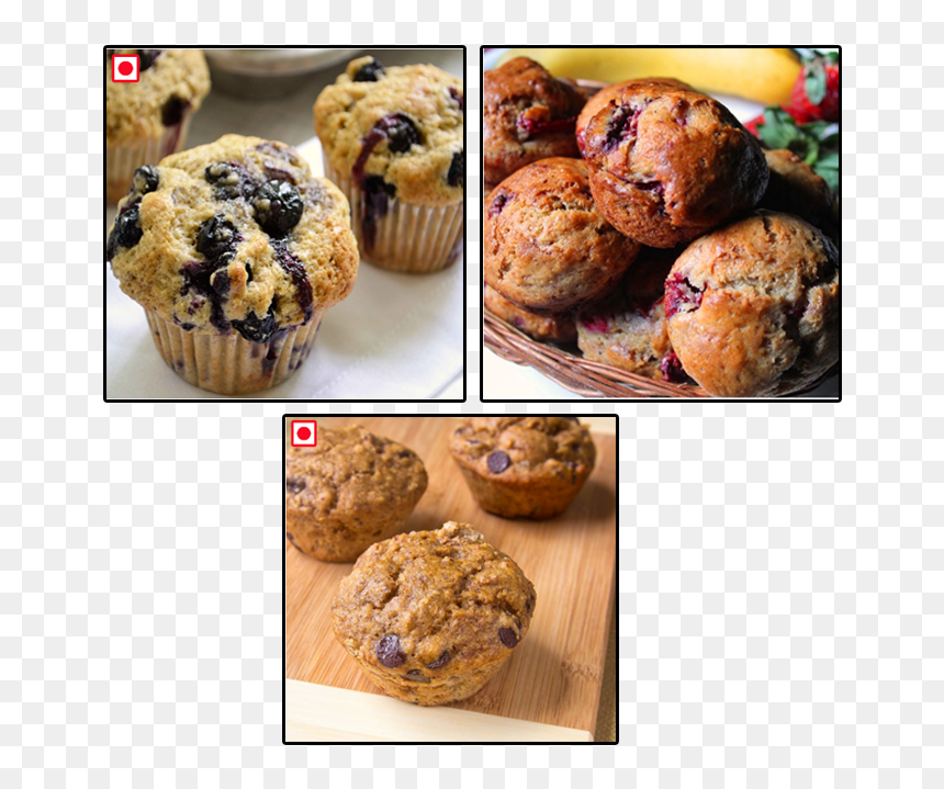 Muffins Grandes Y Esponjosos, HD Png Download - blueberry muffin png