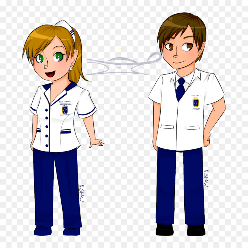 Thumb Image - Enfermera Y Enfermero Dibujo, HD Png Download - enfermera png