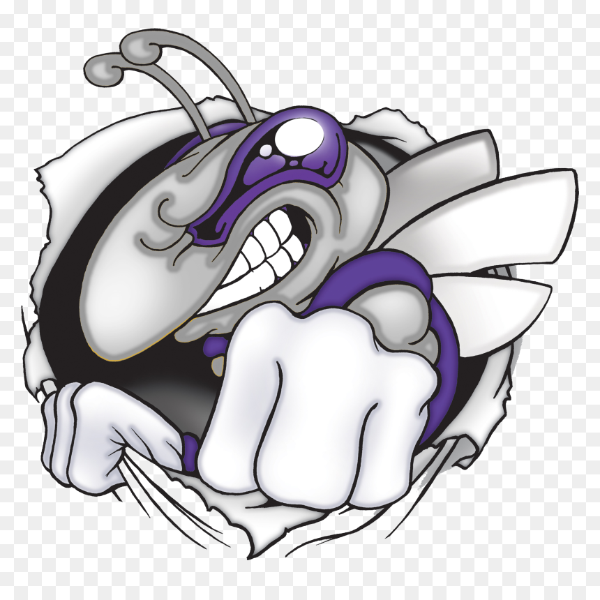 Hazen Hornet Mascot, HD Png Download - school supplies background png