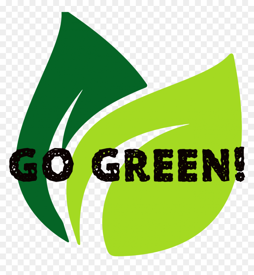 Vector Transparent Leaf Logo, HD Png Download - go green png
