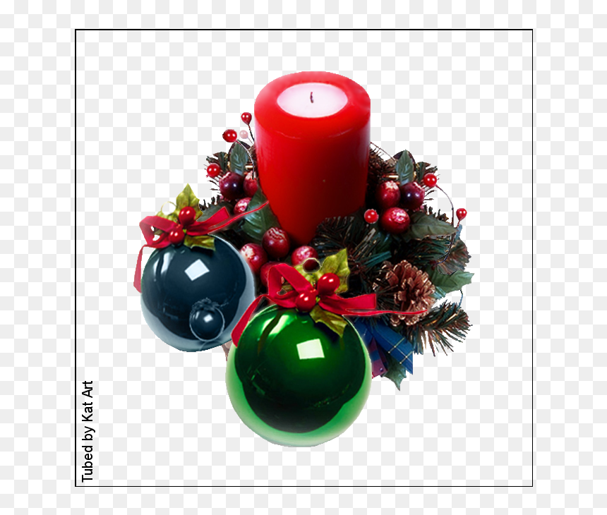 Advent Candle, HD Png Download - adornos navideños png