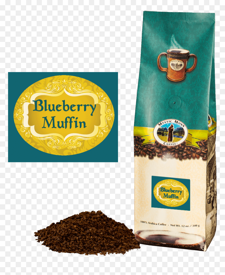 Blueberry Muffin"
 Class= - Arabica Decaf Coffee, HD Png Download - blueberry muffin png