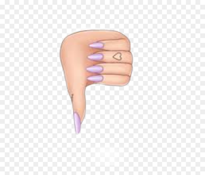#thumbsdown #arimoji #ari #ariana #grande #arianagrande - Sign, HD Png Download - thumb down png