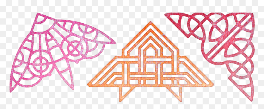 Triangle, HD Png Download - lace corner png