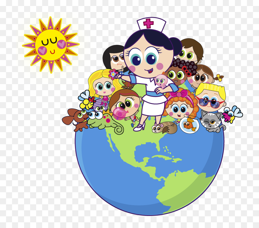 Distroller Güorld Clipart , Png Download - Cartoon, Transparent Png - enfermera png