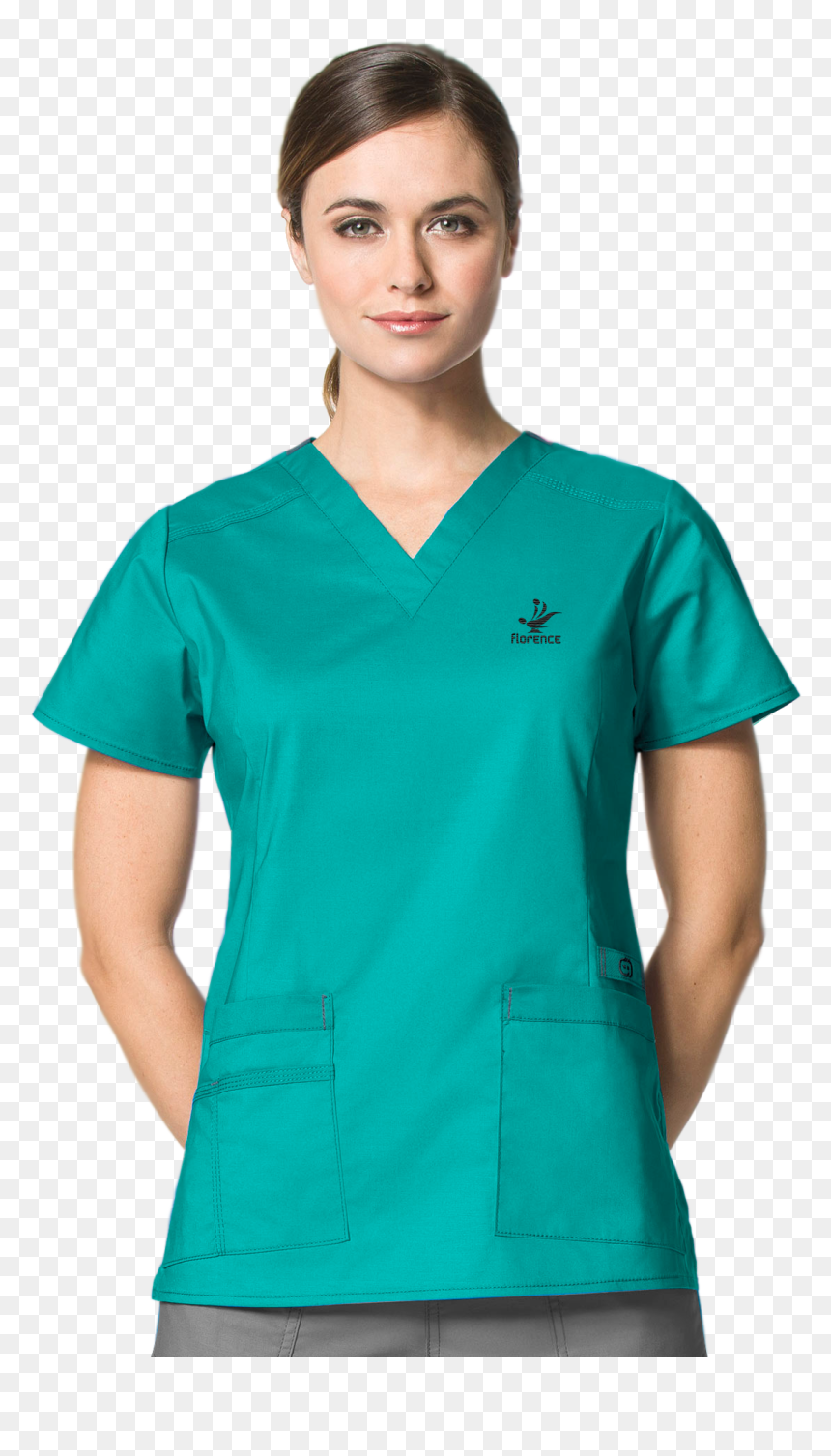 Wonderwink Scrubs Hot Pink, HD Png Download - enfermera png