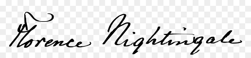 Florence Nightingale Signature, HD Png Download - nightingale png