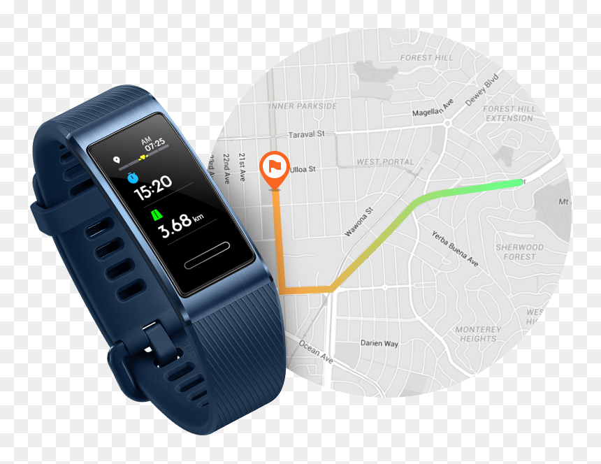 Huawei Band 3 Pro, HD Png Download - bandas png