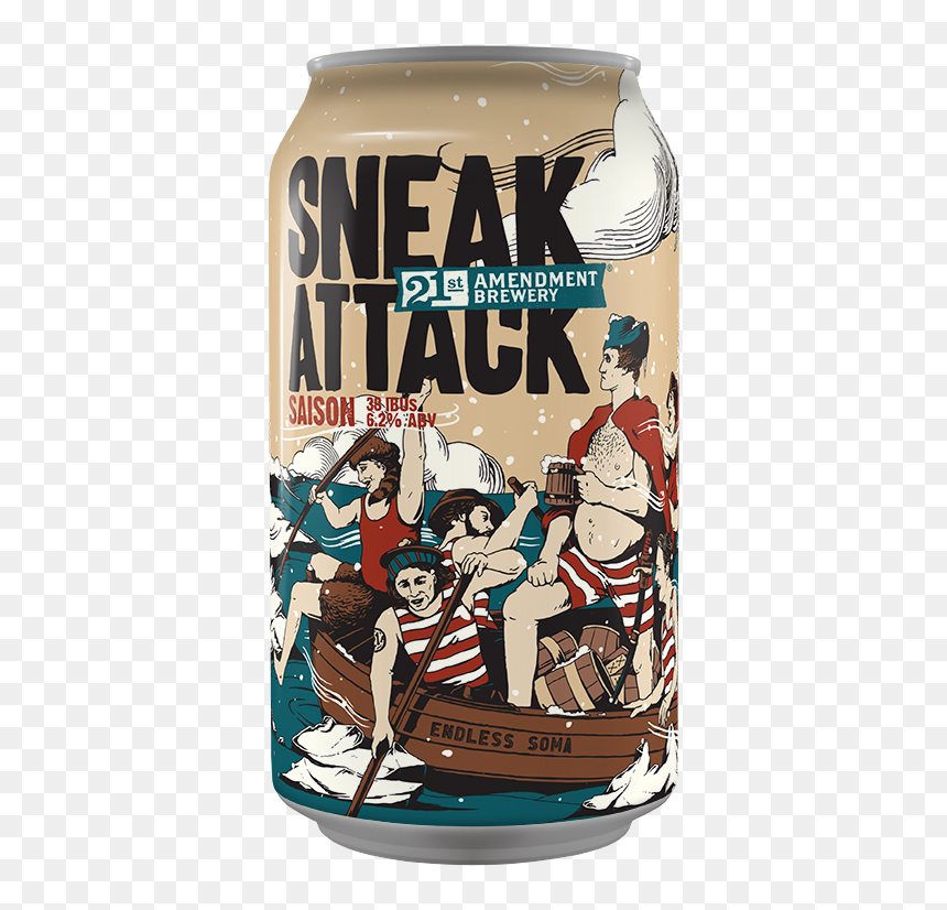 Sneak Attack Saison - 21st Amendment Brewery, HD Png Download - sneaking png