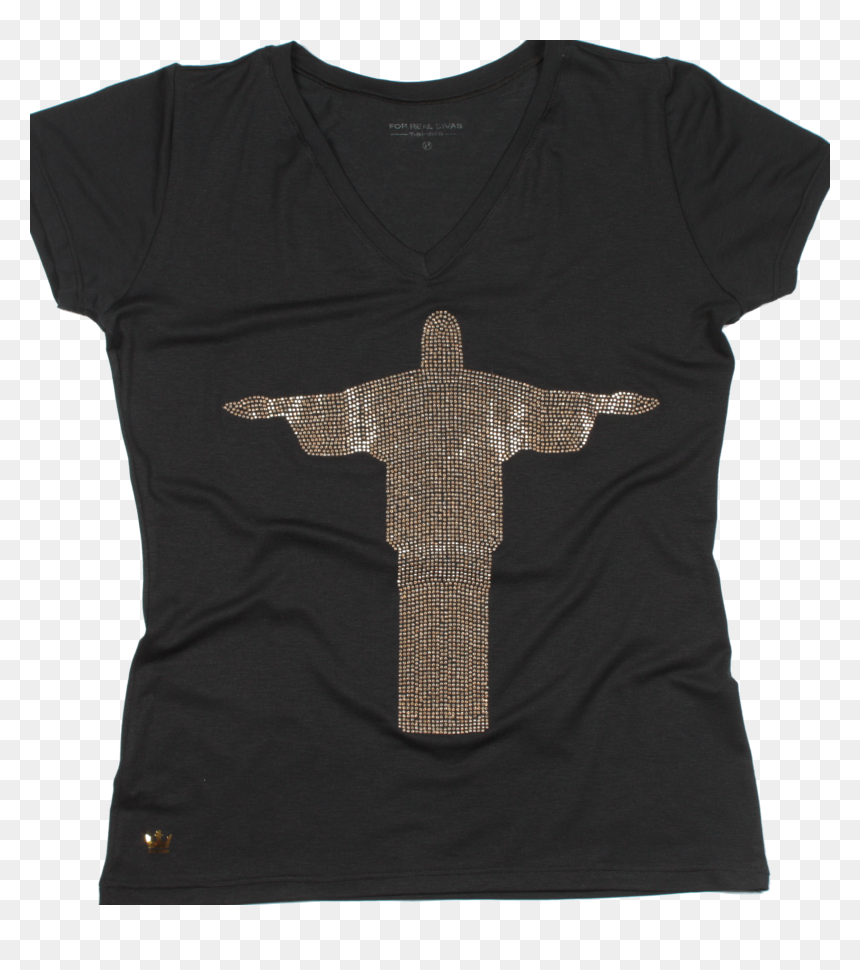 Camiseta Cristo Redentor, HD Png Download - cristo redentor png
