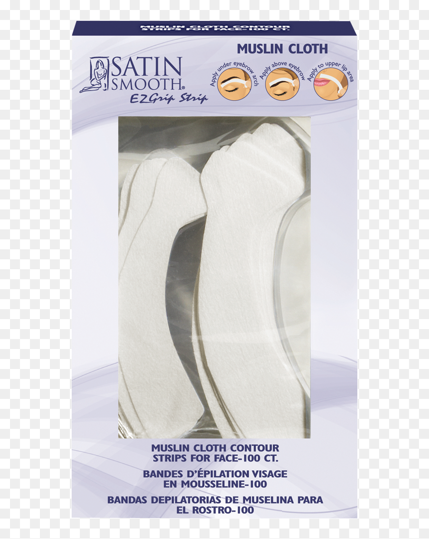 Ez Grip Muslin Contour Facial Strips - Wire, HD Png Download - bandas png
