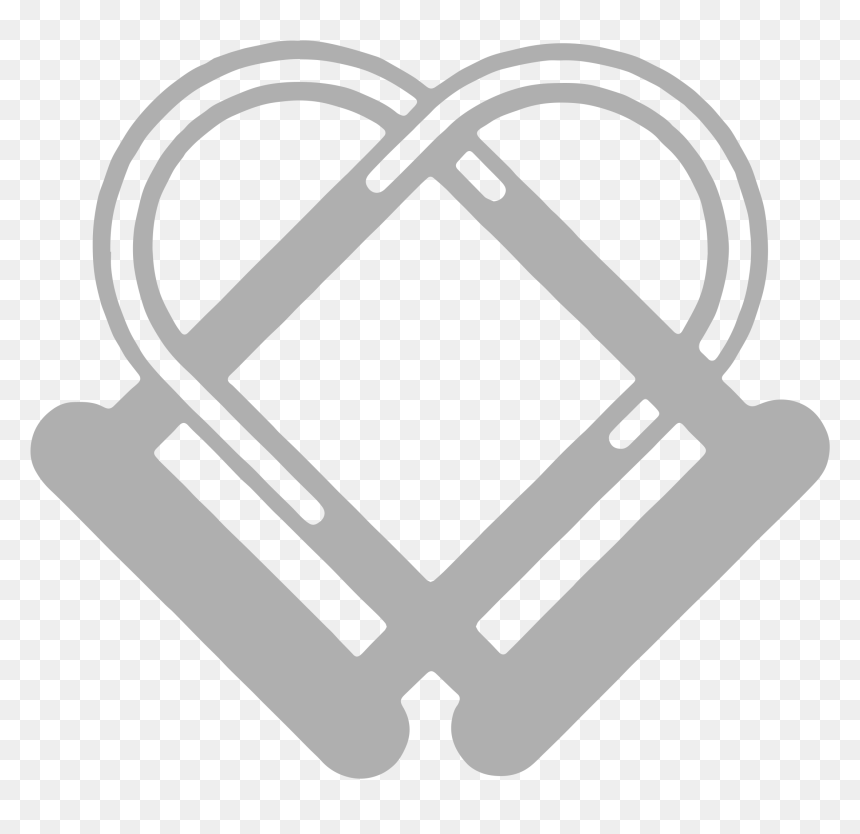 0042 Locked Bicycle Heart - U Lock Bicycle Logo, HD Png Download - locked png