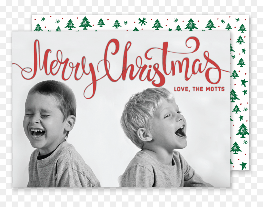 Kids Laugh, HD Png Download - merry christmas script png