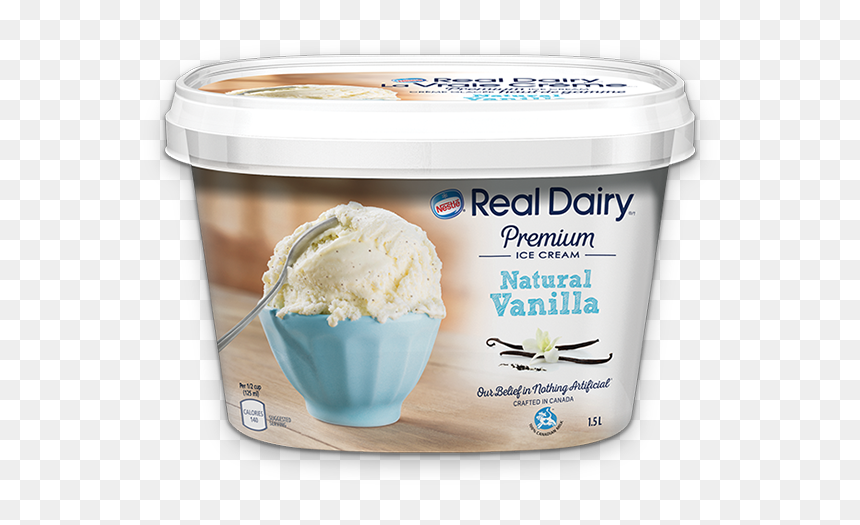 Alt Text Placeholder - Real Dairy Vanilla Ice Cream, HD Png Download - vanilla ice png