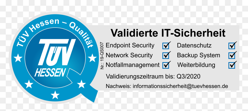 Tüv Hessen, HD Png Download - quality seal png
