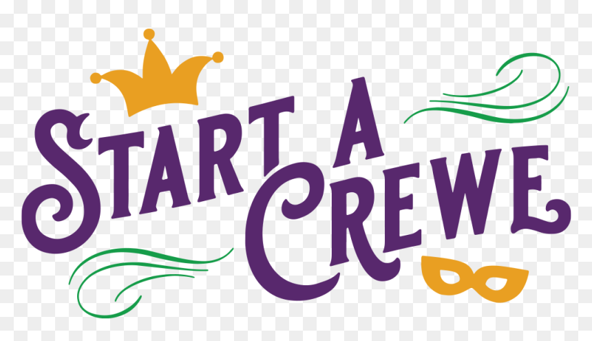 Start A Crewe - Graphic Design, HD Png Download - mardi gras crown png