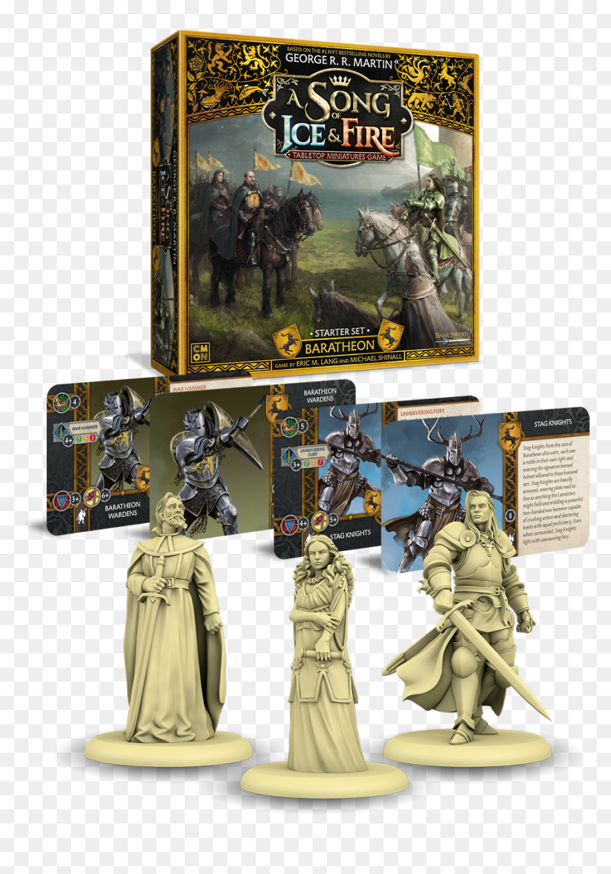 Song Of Ice And Fire Baratheon Starter Set, HD Png Download - battlefield one png