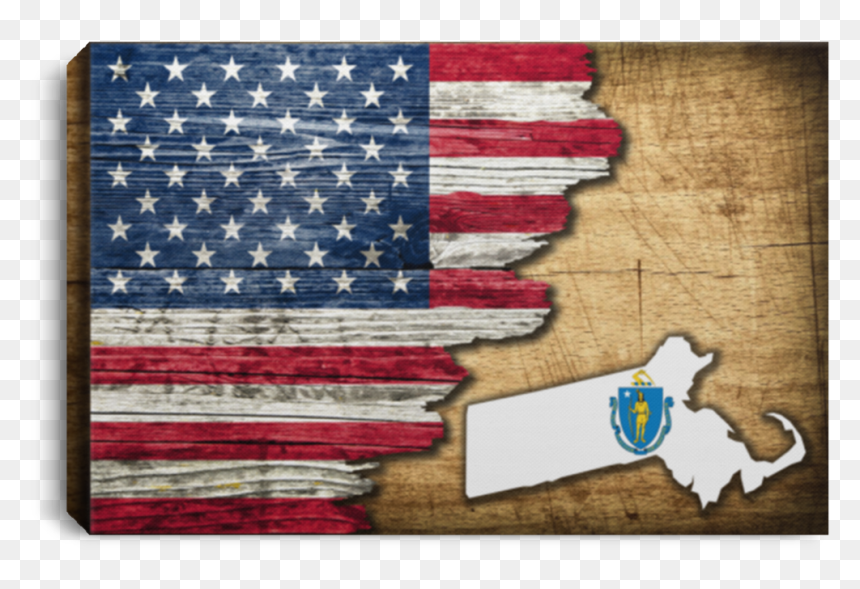 American Flag Marine Corp Logo, HD Png Download - ripped flag png