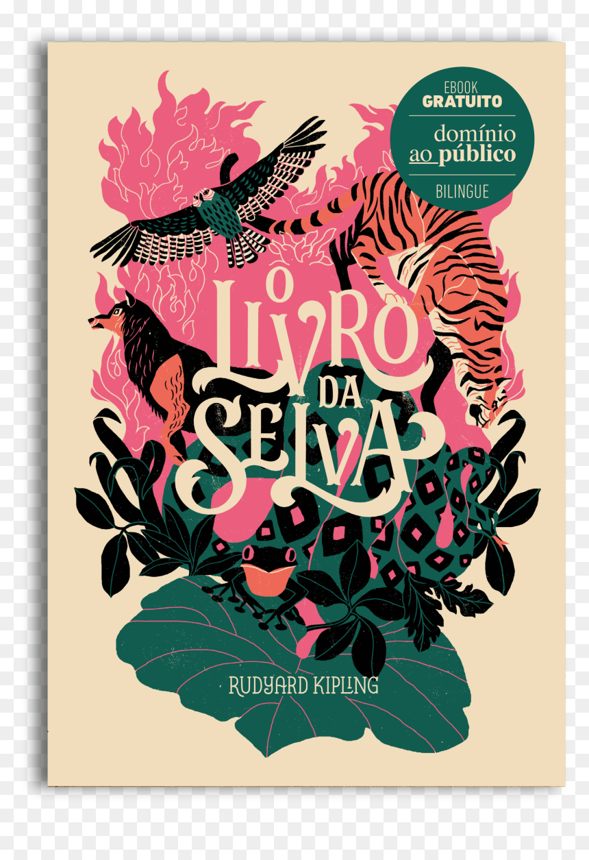 Livro Da Selva Book Cover Print, HD Png Download - livro png