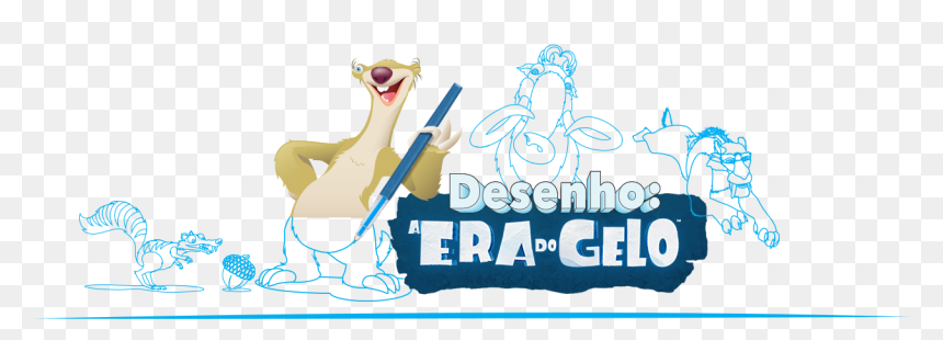 Clip Art A Era Do Gelo 5 Download - Illustration, HD Png Download - gelo png