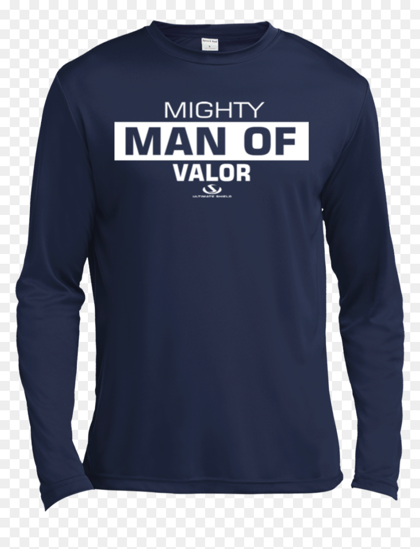 Mighty Man Of Valor Ls Moisture Absorbing T-shirt - Light, HD Png Download - gelo png