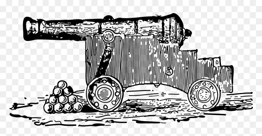 Cannon, Weapons, Artillery, Gun, Balls - Gunpowder And Artillery Middle Age, HD Png Download - cannonball png