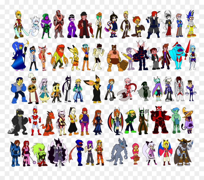 Crowd Clipart 20 Person - Tome Rpg Backer Characters, HD Png Download - tome png