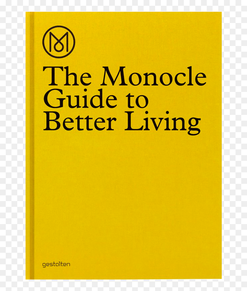 Monocle Guide To Better Living - Paper Product, HD Png Download - monicle png