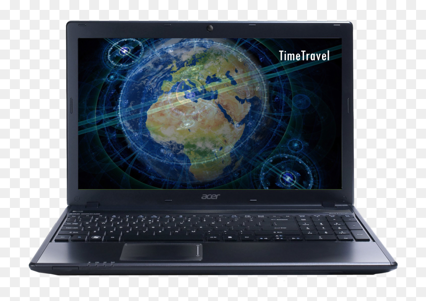 Laptop Icon Png Transparent, Png Download - time travel png