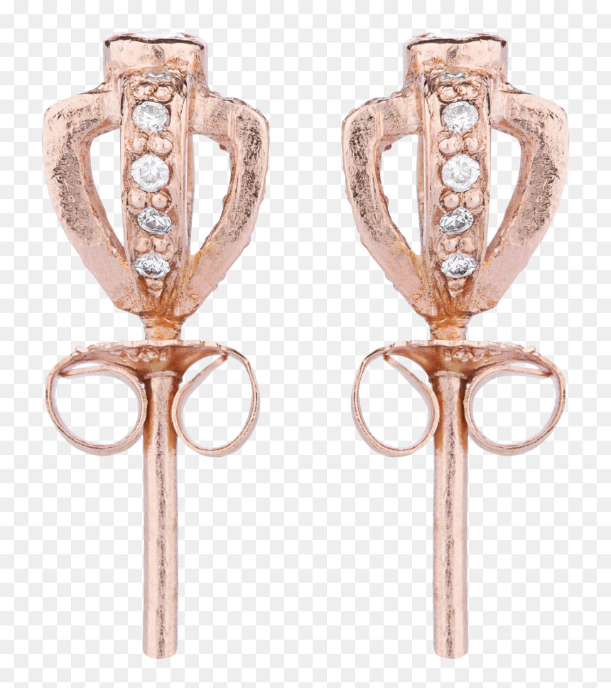 Transparent Scepter Png - Earrings, Png Download - studs png