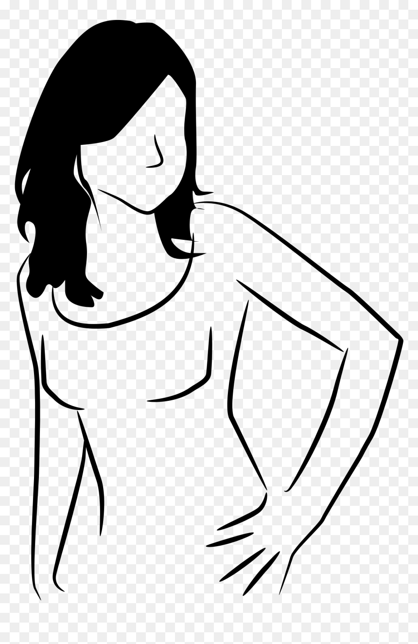 Free Line Woman Susan - Woman Clipart Line, HD Png Download - happy mouth png
