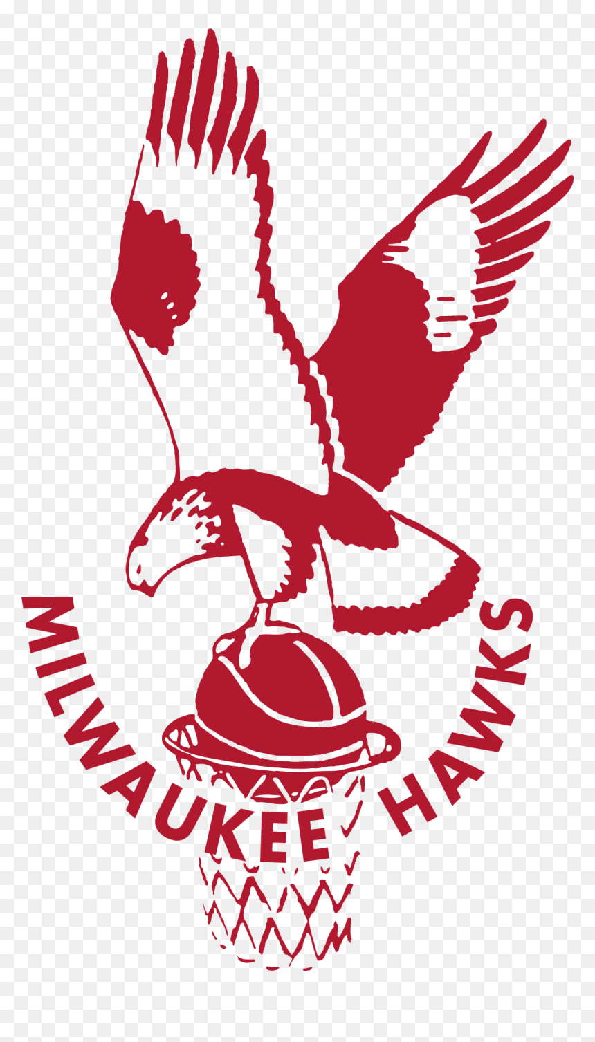 1954–55 Milwaukee Hawks Season, HD Png Download - hawks png