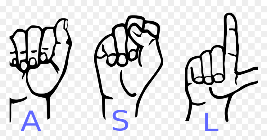 American Sign Language, HD Png Download - mic emoji png