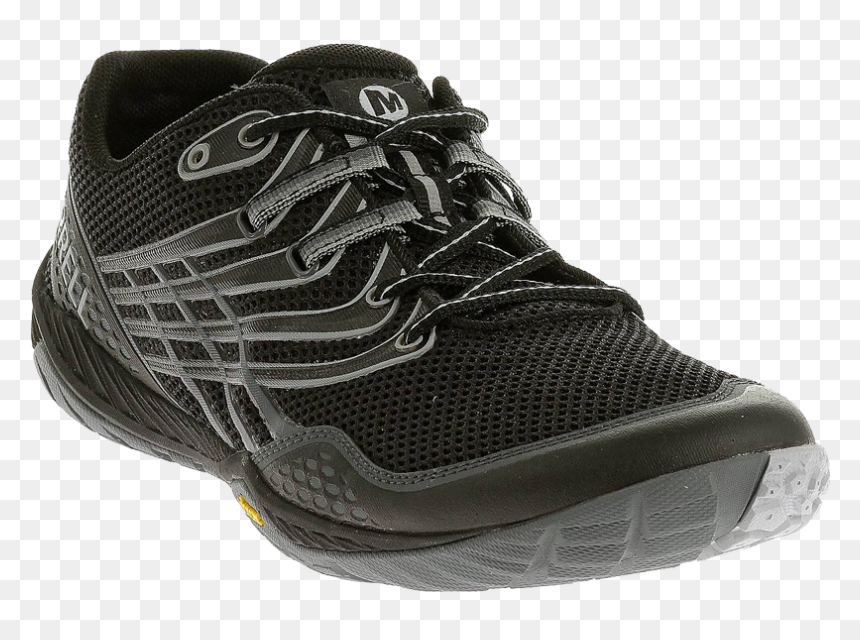 Merrell Men"s Trail Glove 3 Black/light Grey - Sneakers, HD Png Download - merrell logo png