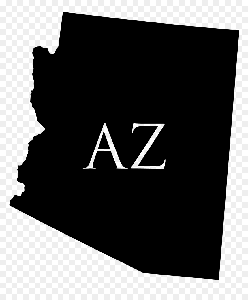 Sign, HD Png Download - arizona state outline png