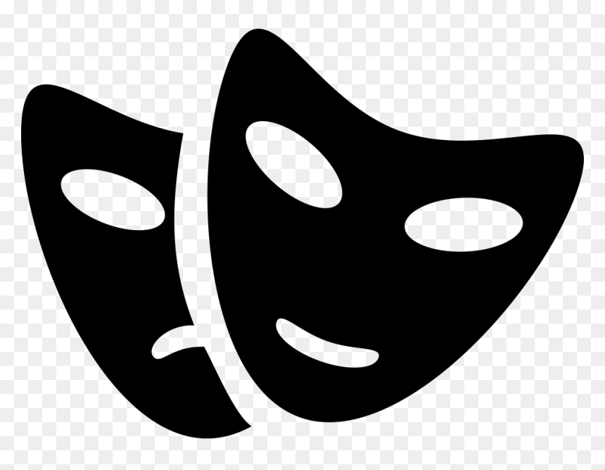 Theatre Masks - Teatro Icon Png, Transparent Png - tre png