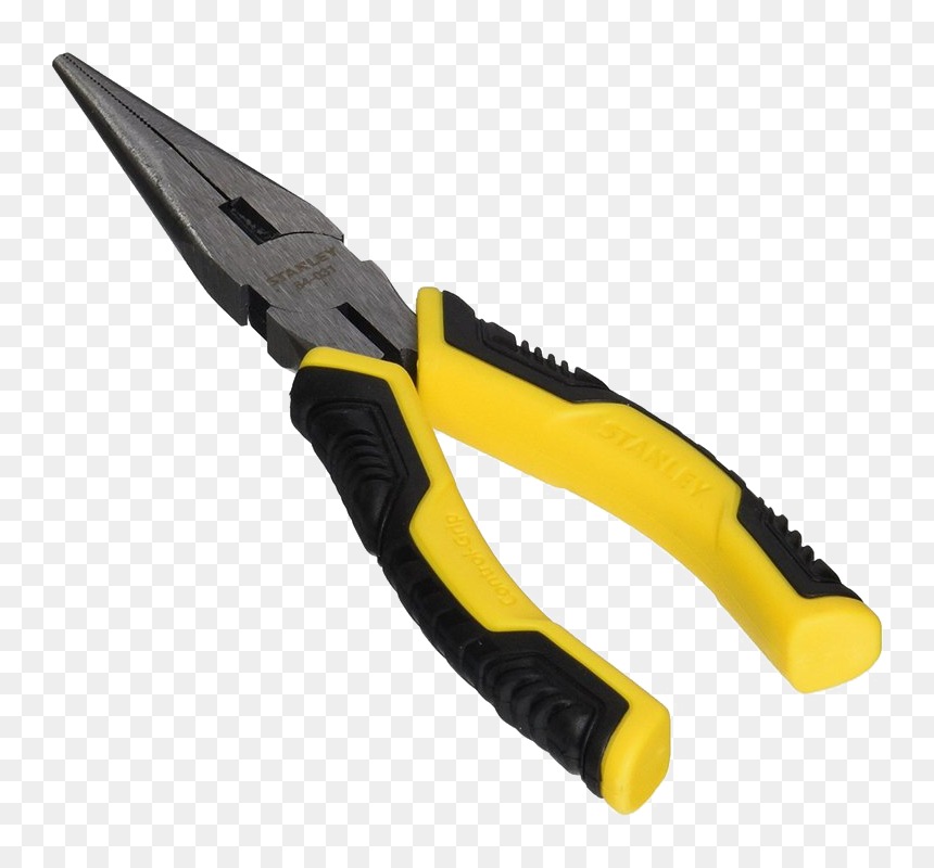 Plier Png Hq - Stanley 6 Long Nose Pliers, Transparent Png - joint .png