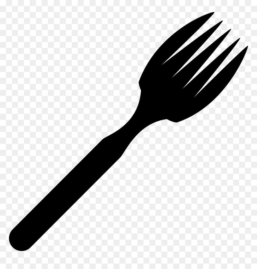 Clip Art Fork Silhouette - Fork Silhouette Png, Transparent Png - fork icon png