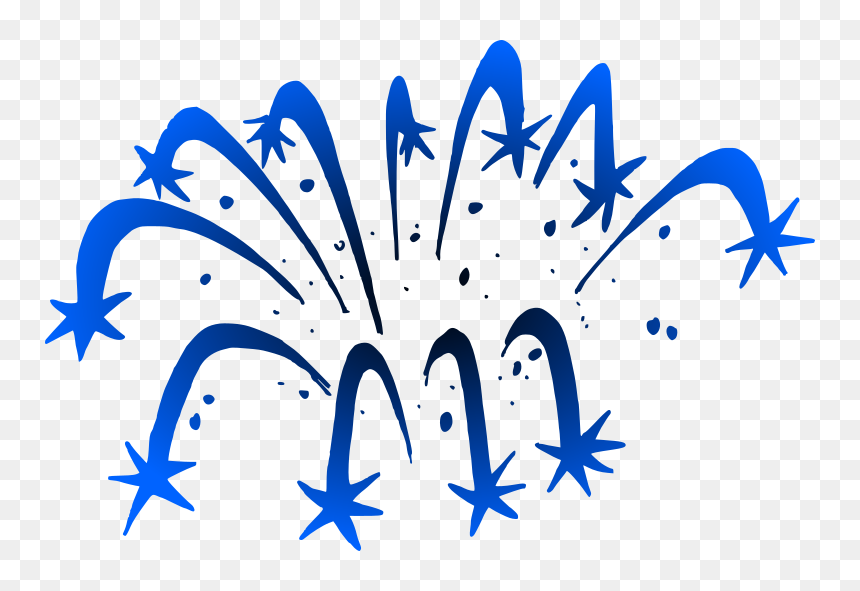 Fireworks Drawing Vector 1, HD Png Download - fireworks png image