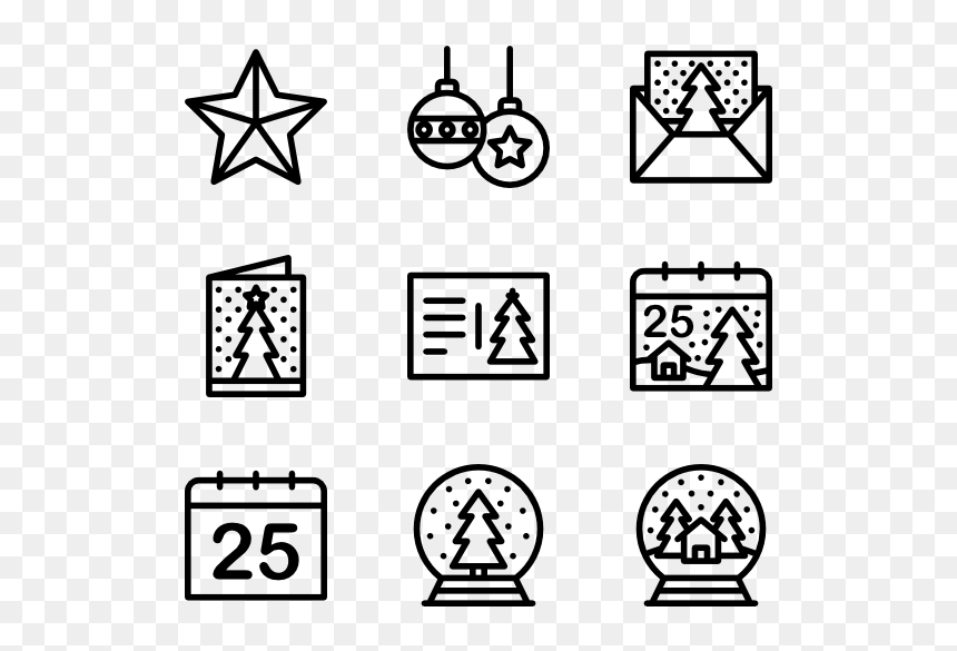 Work Icons, HD Png Download - christmas png files