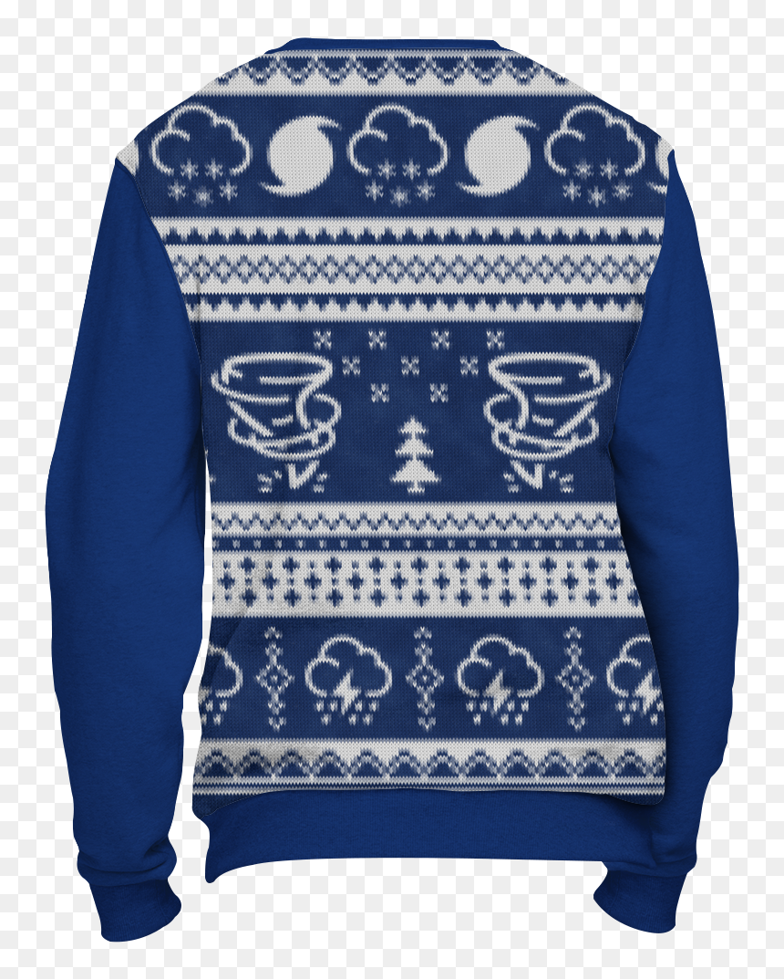 Weather Icon Christmas Sweatshirt"
 Class="lazy - Dark Blue Sweatshirt Back, HD Png Download - blue subscribe button png