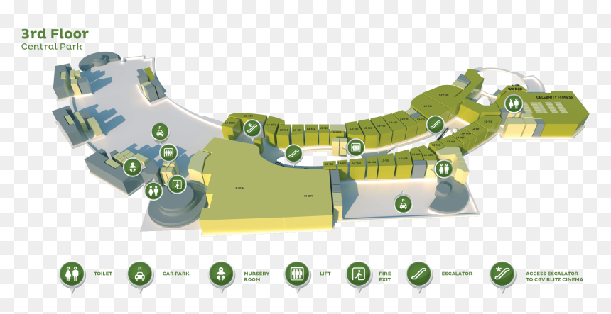 Site Plan Central Park Jakarta, HD Png Download - central park png