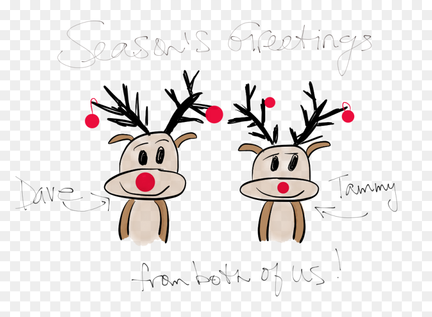 Seasons Greetings Uncategorized - Eindejaarswensen, HD Png Download - raindeer png
