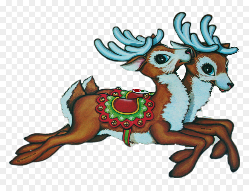 #raindeer @picsart - Cartoon, HD Png Download - raindeer png