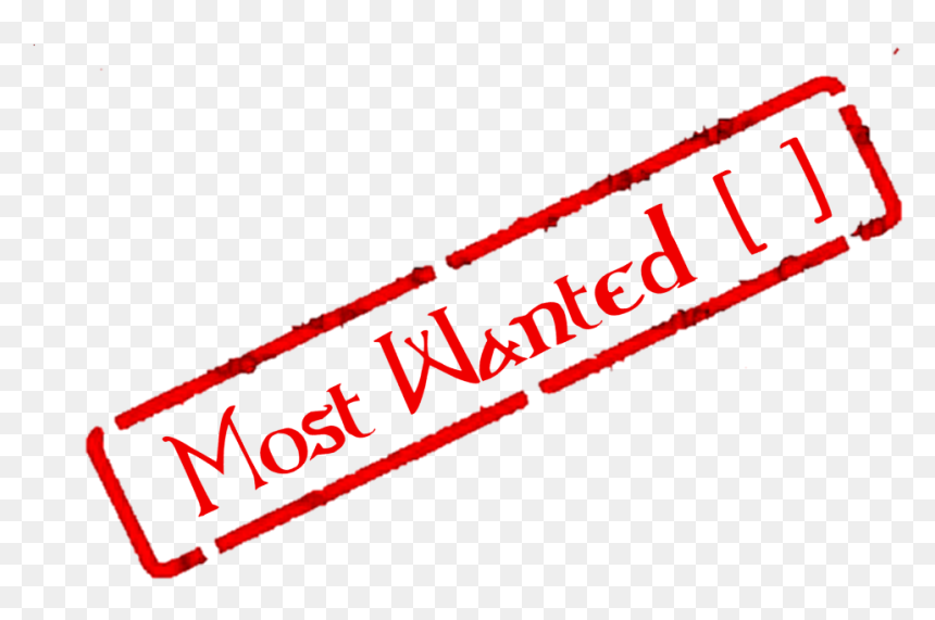 #wanted - Carmine, HD Png Download - wanted sign png