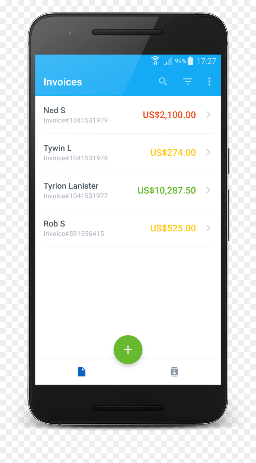 Grocery List App, HD Png Download - invoices png